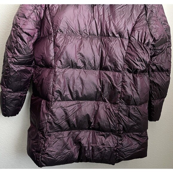 Eddie Bauer EB550 Women’s XXL Luna Peak Hooded Down Puffer Parka Jacket - Purple - Picture 10 of 10